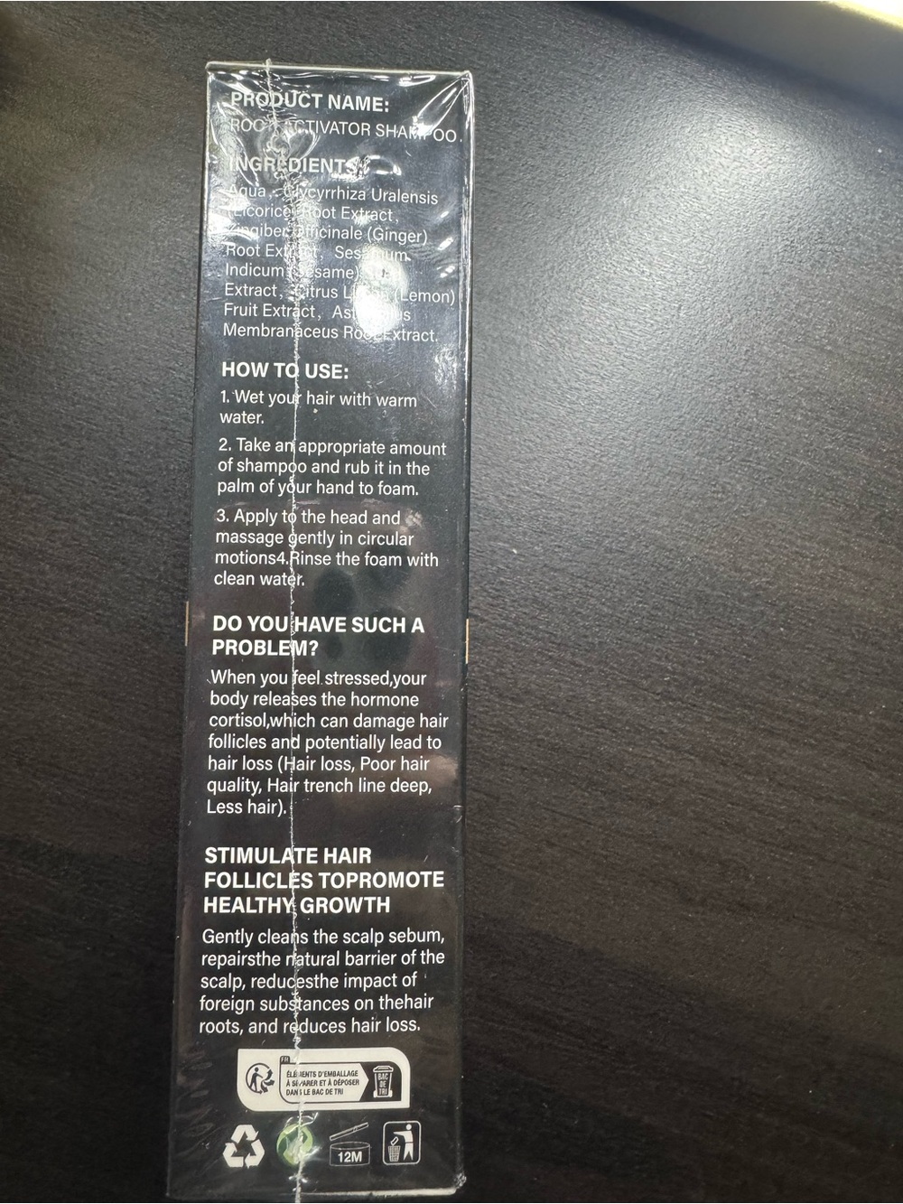 Root Activating Shampoo - Black - Picture 3 of 4